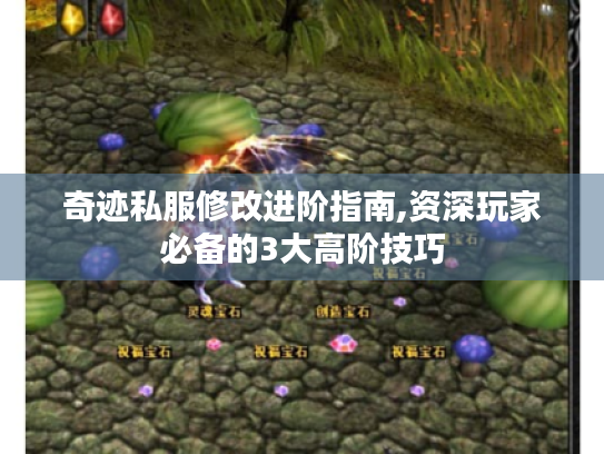 奇迹私服修改进阶指南,资深玩家必备的3大高阶技巧 奇迹私服修改进阶指南,资深玩家必备的3大高阶技巧