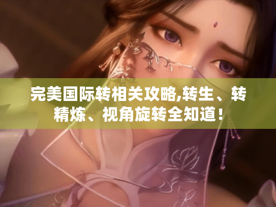 完美国际转相关攻略,转生、转精炼、视角旋转全知道！