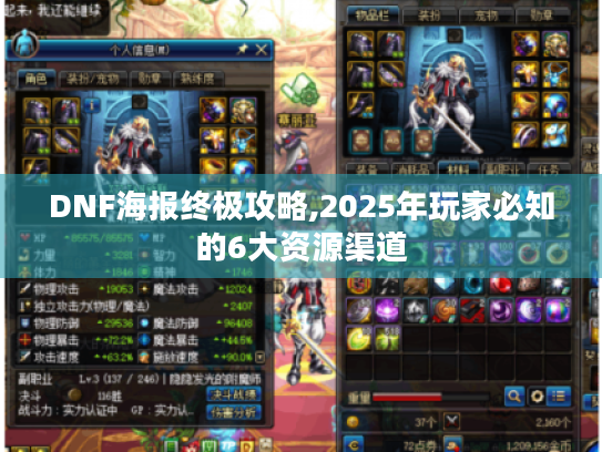 DNF海报终极攻略,2025年玩家必知的6大资源渠道