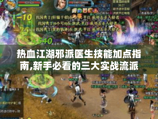 热血江湖邪派医生技能加点指南,新手必看的三大实战流派