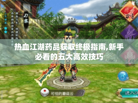 热血江湖药品获取终极指南,新手必看的五大高效技巧