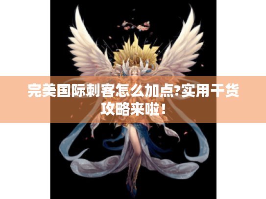 完美国际刺客怎么加点?实用干货攻略来啦！