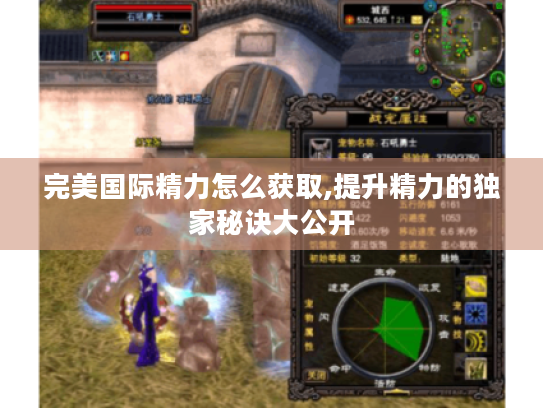 完美国际精力怎么获取,提升精力的独家秘诀大公开