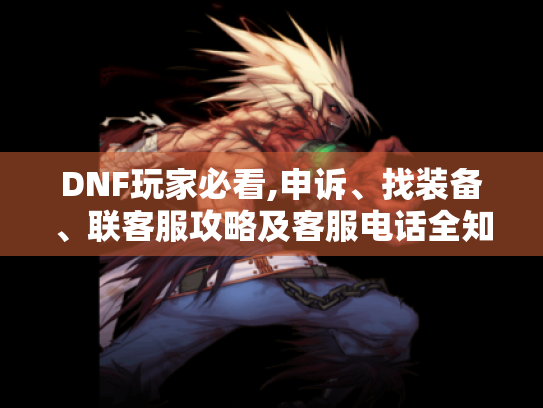 DNF玩家必看,申诉、找装备、联客服攻略及客服电话全知晓！