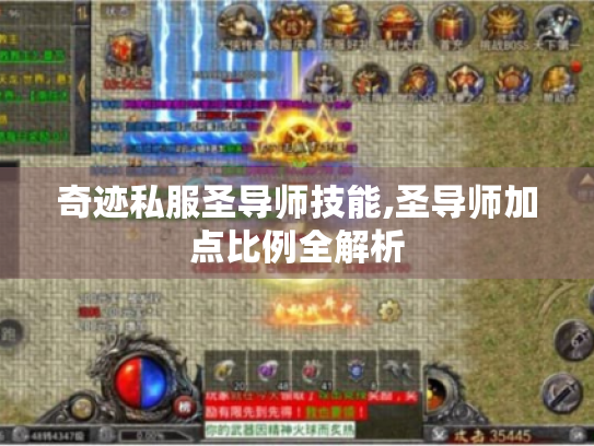 奇迹私服圣导师技能,圣导师加点比例全解析