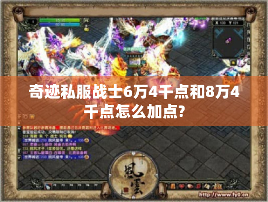 奇迹私服战士6万4千点和8万4千点怎么加点?
