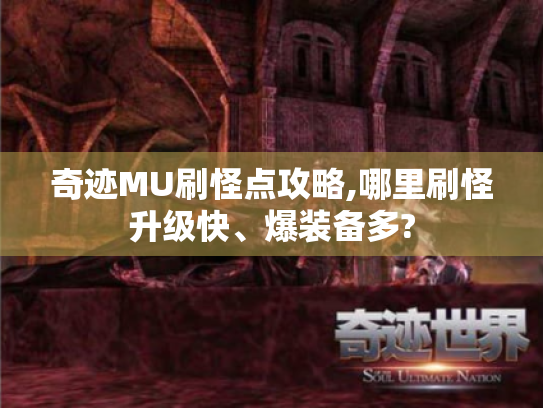 奇迹MU刷怪点攻略,哪里刷怪升级快、爆装备多?