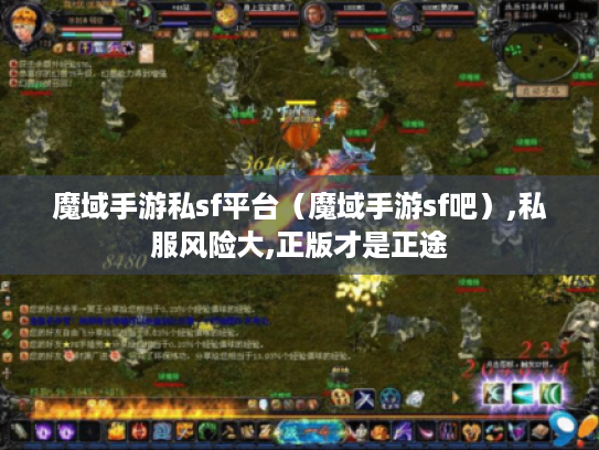 魔域手游私sf平台（魔域手游sf吧）,私服风险大,正版才是正途