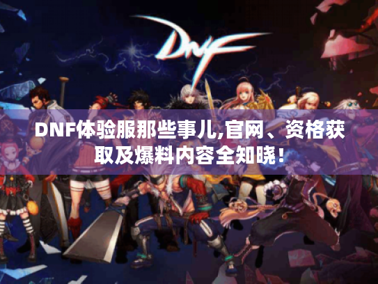DNF体验服那些事儿,官网、资格获取及爆料内容全知晓！
