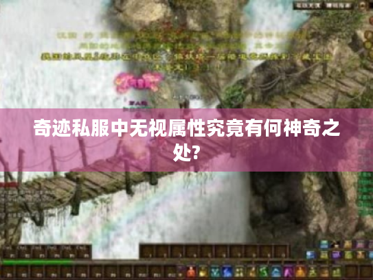 奇迹私服中无视属性究竟有何神奇之处? 奇迹私服中无视属性究竟有何神奇之处?