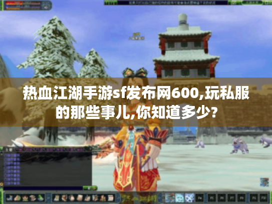 热血江湖手游sf发布网600,玩私服的那些事儿,你知道多少?