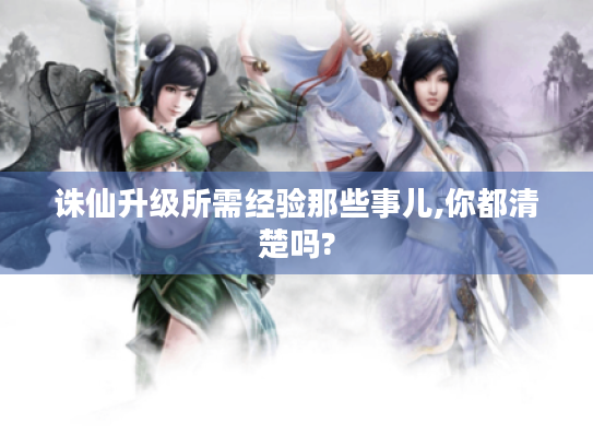 诛仙升级所需经验那些事儿,你都清楚吗?