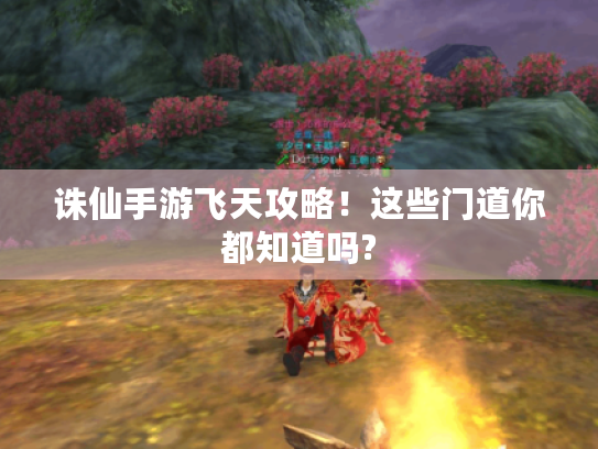 诛仙手游飞天攻略！这些门道你都知道吗?