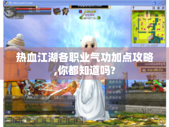 热血江湖各职业气功加点攻略,你都知道吗? 热血江湖各职业气功加点攻略,你都知道吗?