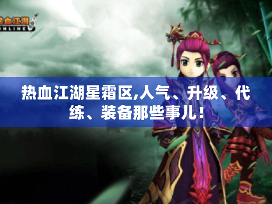 热血江湖星霜区,人气、升级、代练、装备那些事儿！