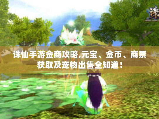 诛仙手游金商攻略,元宝、金币、商票获取及宠物出售全知道! 诛仙手游金商攻略,元宝、金币、商票获取及宠物出售全知道!