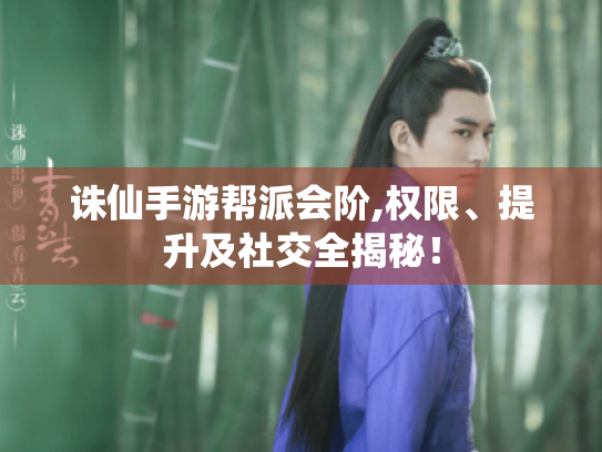 诛仙手游帮派会阶,权限、提升及社交全揭秘! 诛仙手游帮派会阶,权限、提升及社交全揭秘!