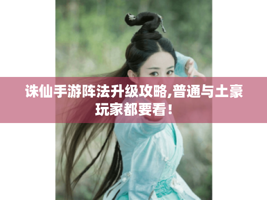 诛仙手游阵法升级攻略,普通与土豪玩家都要看! 诛仙手游阵法升级攻略,普通与土豪玩家都要看!