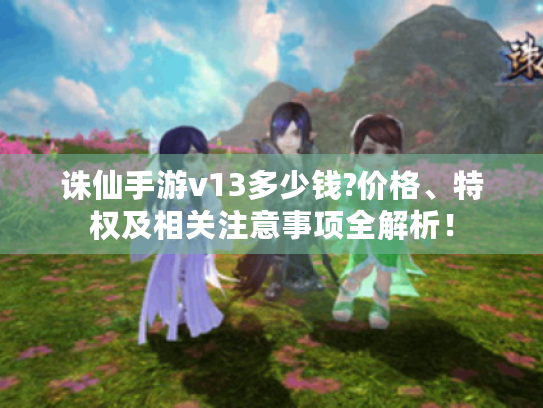 诛仙手游v13多少钱?价格、特权及相关注意事项全解析！