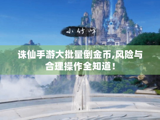 诛仙手游大批量倒金币,风险与合理操作全知道！