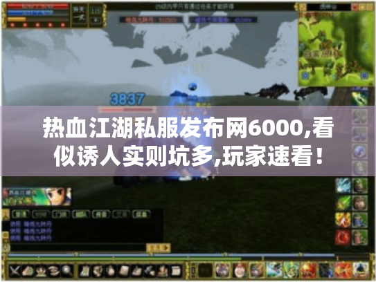 热血江湖私服发布网6000,看似诱人实则坑多,玩家速看！