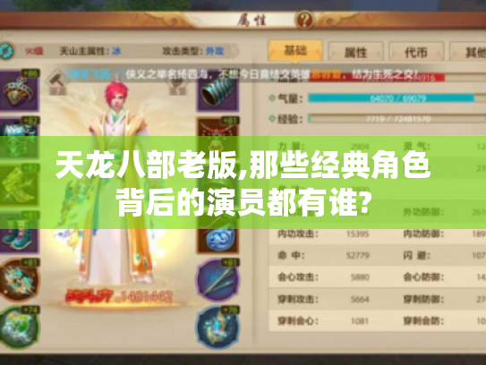 天龙八部老版,那些经典角色背后的演员都有谁?