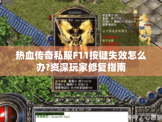 热血传奇私服F11按键失效怎么办?资深玩家修复指南