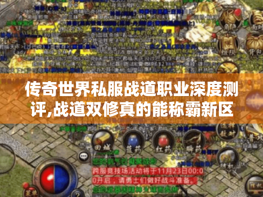 传奇世界私服战道职业深度测评,战道双修真的能称霸新区吗?