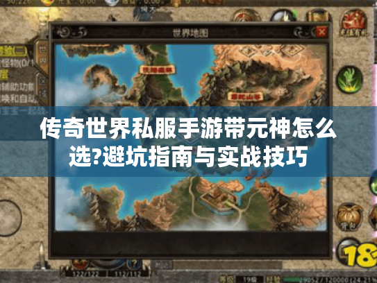 传奇世界私服手游带元神怎么选?避坑指南与实战技巧