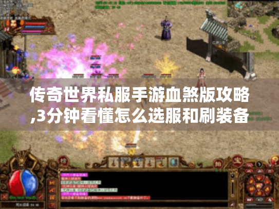 传奇世界私服手游血煞版攻略,3分钟看懂怎么选服和刷装备