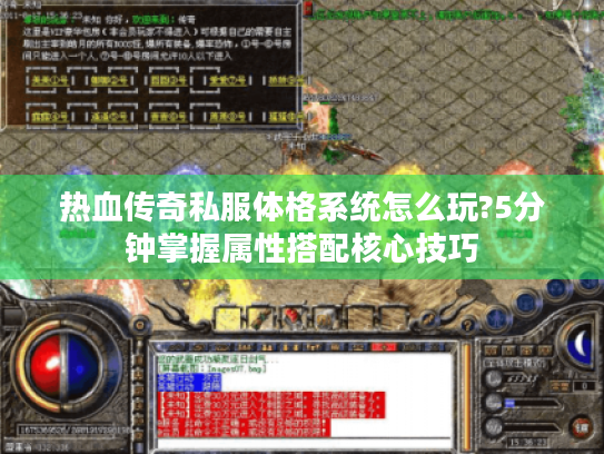 热血传奇私服体格系统怎么玩?5分钟掌握属性搭配核心技巧
