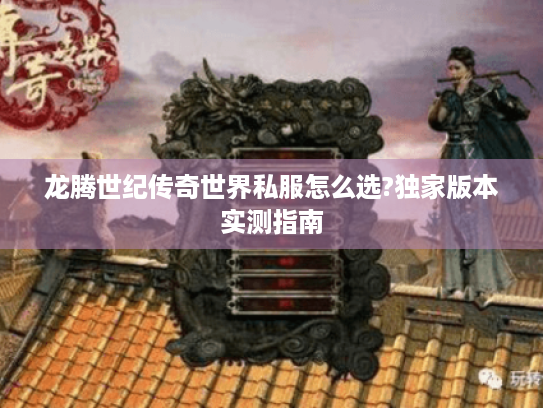 龙腾世纪传奇世界私服怎么选?独家版本实测指南