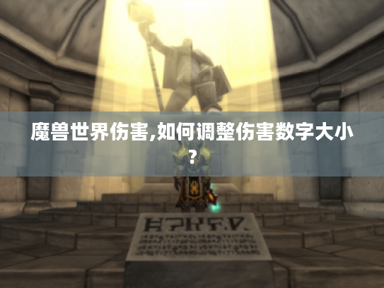 魔兽世界伤害,如何调整伤害数字大小?