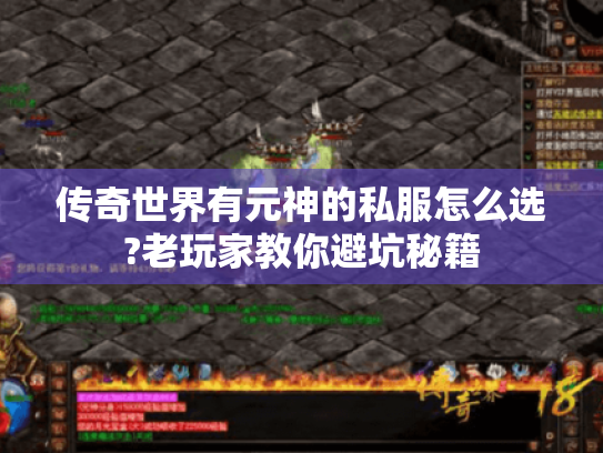 传奇世界有元神的私服怎么选?老玩家教你避坑秘籍