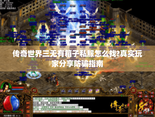 传奇世界三无有箱子私服怎么找?真实玩家分享防骗指南 传奇世界三无有箱子私服怎么找?真实玩家分享防骗指南