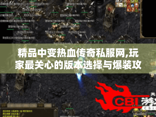精品中变热血传奇私服网,玩家最关心的版本选择与爆装攻略