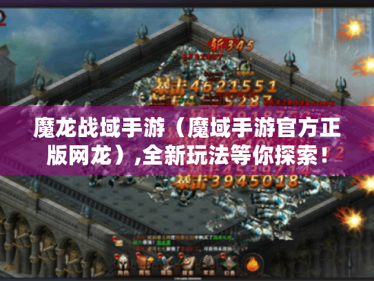 魔龙战域手游（魔域手游官方正版网龙）,全新玩法等你探索！