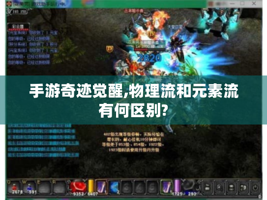 手游奇迹觉醒,物理流和元素流有何区别? 手游奇迹觉醒,物理流和元素流有何区别?