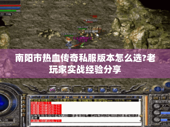南阳市热血传奇私服版本怎么选?老玩家实战经验分享