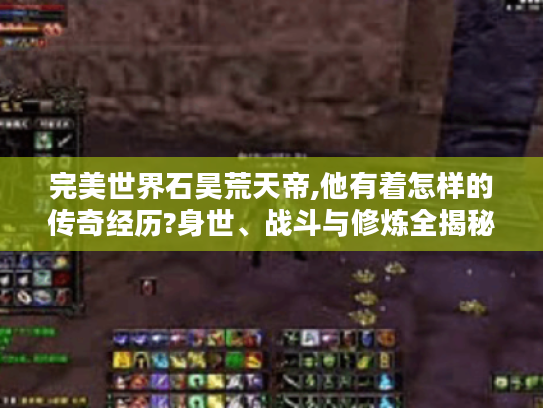 完美世界石昊荒天帝,他有着怎样的传奇经历?身世、战斗与修炼全揭秘！
