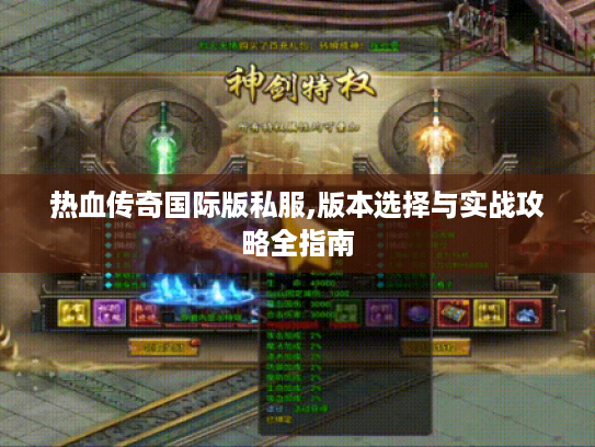 热血传奇国际版私服,版本选择与实战攻略全指南 热血传奇国际版私服,版本选择与实战攻略全指南