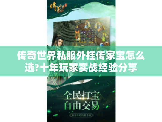 传奇世界私服外挂传家宝怎么选?十年玩家实战经验分享 传奇世界私服外挂传家宝怎么选?十年玩家实战经验分享