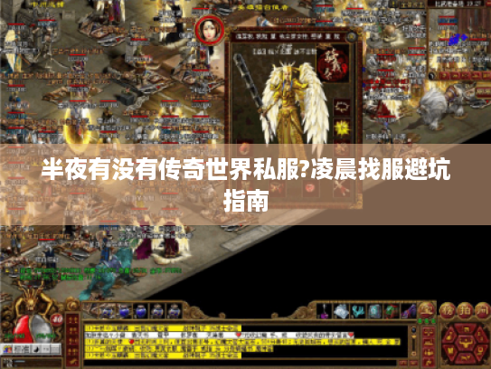 半夜有没有传奇世界私服?凌晨找服避坑指南
