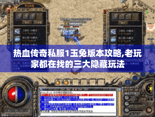 热血传奇私服1玉兔版本攻略,老玩家都在找的三大隐藏玩法