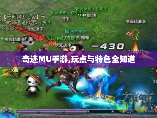 奇迹MU手游,玩点与特色全知道