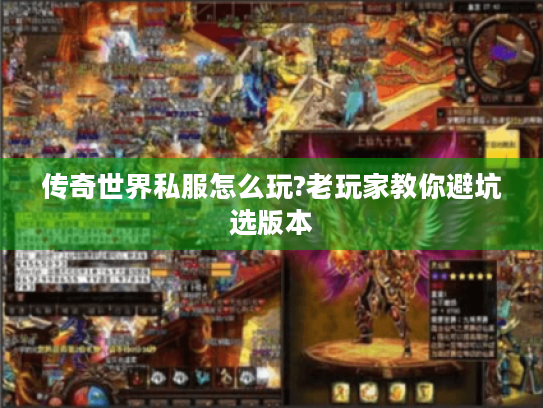 传奇世界私服怎么玩?老玩家教你避坑选版本