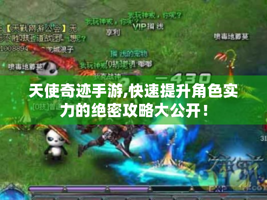 天使奇迹手游,快速提升角色实力的绝密攻略大公开！