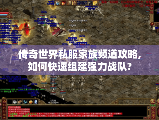 传奇世界私服家族频道攻略,如何快速组建强力战队?