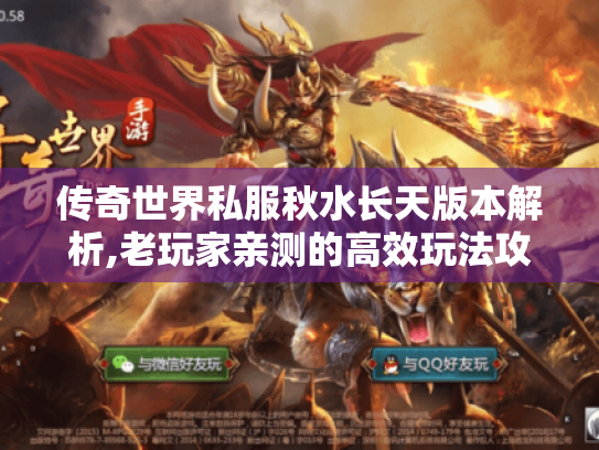 传奇世界私服秋水长天版本解析,老玩家亲测的高效玩法攻略