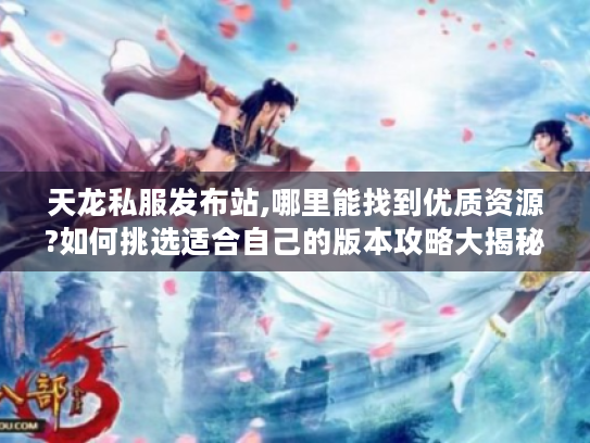 天龙私服发布站,哪里能找到优质资源?如何挑选适合自己的版本攻略大揭秘